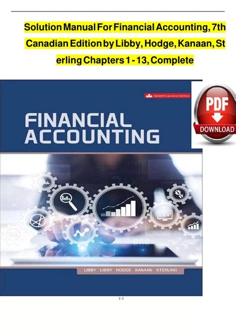 Financial Accounting 7th Edition Solution