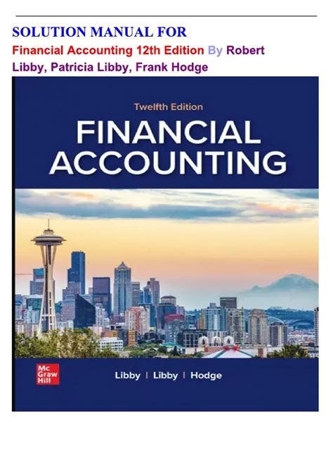 Financial Accounting Solution Libby