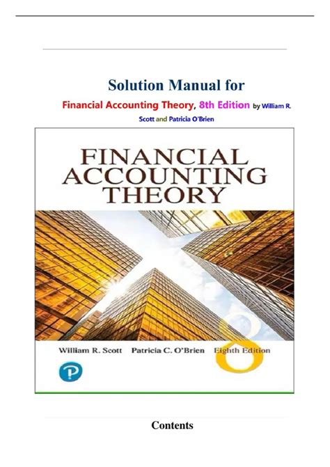 Financial Accounting Solution Manual