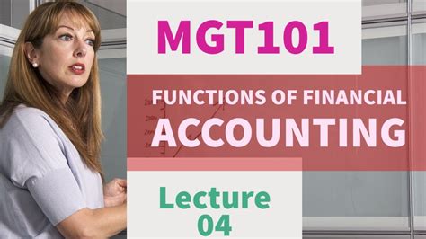 financial accounting vu lectures