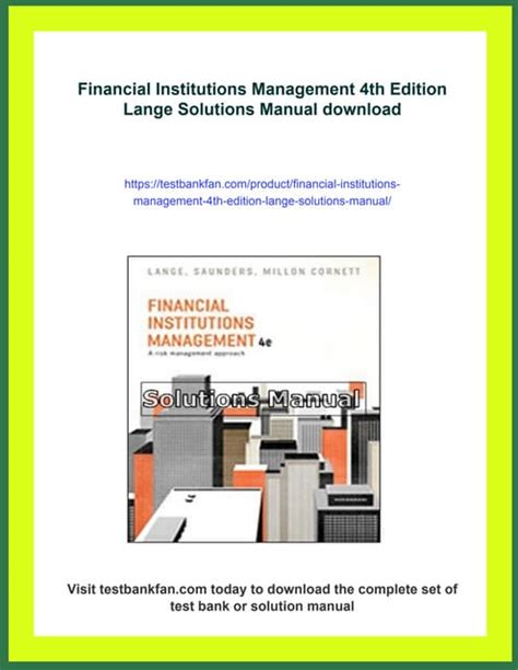 Financial Institutions Management 4th Solution Manual