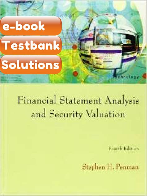 Financial Statement Analysis Penman Solutions