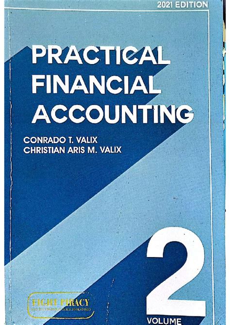 Download Financial Accounting 2 Solution Manual Conrado Valix File Type Pdf 