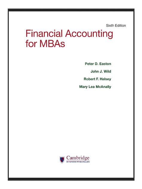 Read Financial Accounting Mbas Module 17 Solutions 