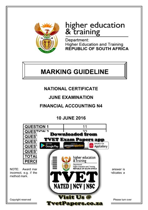 Download Financial Accounting Memorandum June 2013 Exam Paper 