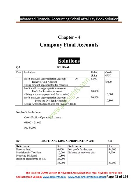 Download Financial Accounting Sohail Afzal With Solution File Type Pdf 