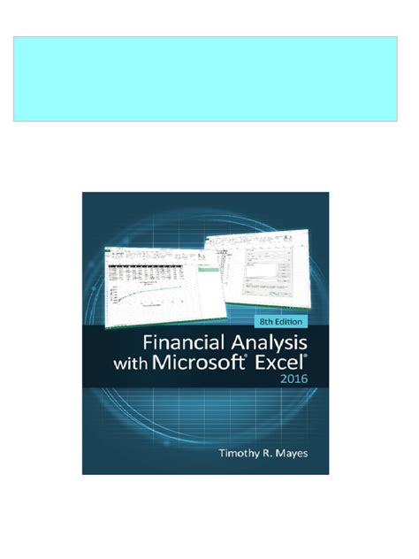 Full Download Financial Analysis With Microsoft Chapter 2 