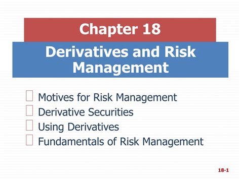 Download Financial Derivatives In Risk Management 