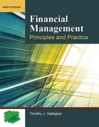 Read Online Financial Management Principles And Practice 