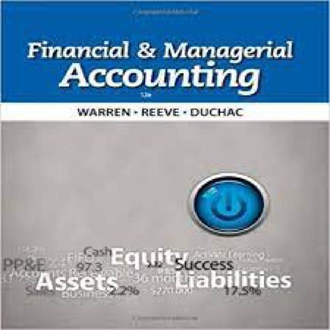Read Online Financial Managerial Accounting 12Th Edition 