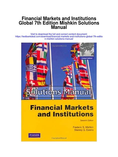 Read Online Financial Markets And Institutions Mishkin Solution Manual File Type Pdf 