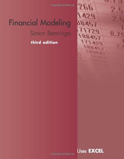 Read Financial Modeling 3Rd Edition By Simon Benninga 