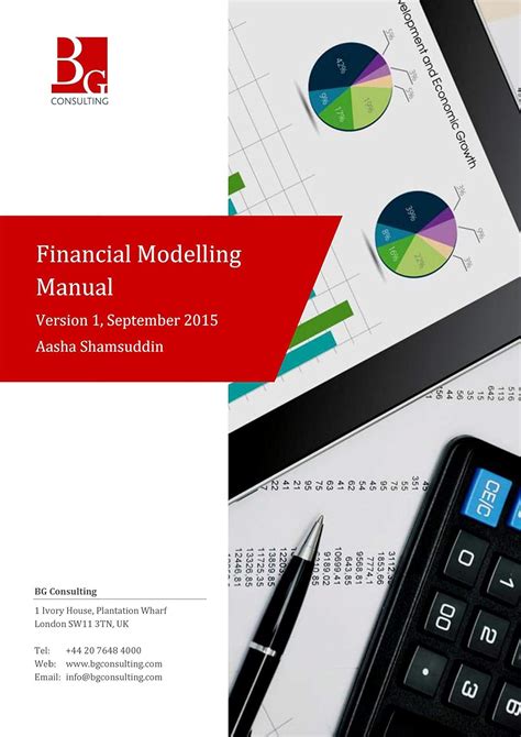 Read Financial Modelling Manual A Comprehensive But Succinct Step By Step Guide To Building A Financial Forecast Model In Excel 