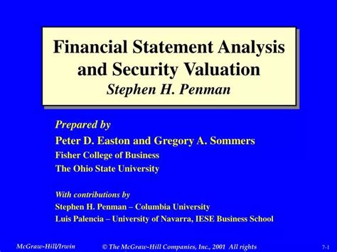 Download Financial Statement Analysis Penman Slides 