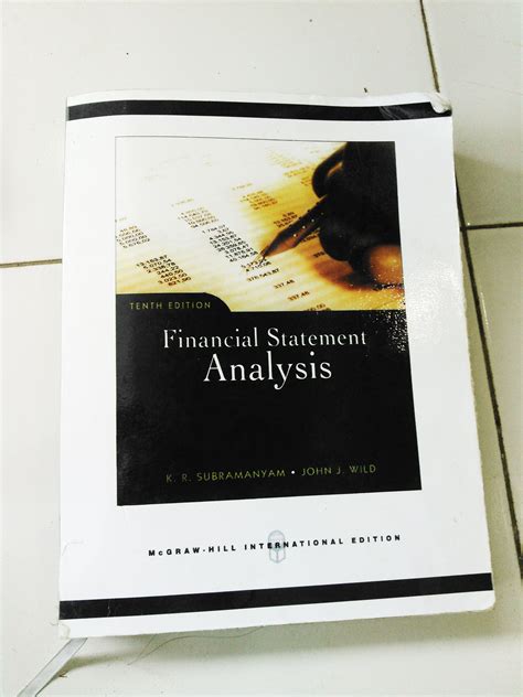 Full Download Financial Statement Analysis Subramanyam 10Th Edition 