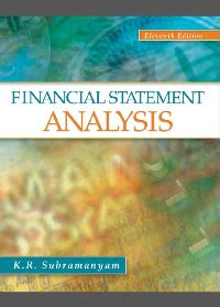 Read Online Financial Statements Analysis Solution Manual 