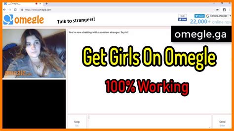 Find girls on omegle