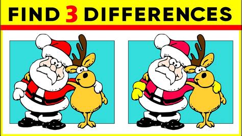 Find The Differences Christmas Play For Free Christmas Find The Difference - Christmas Find The Difference