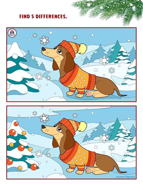 Find The Differences Winter Edition 1 1 1 Printable Find The Differences - Printable Find The Differences
