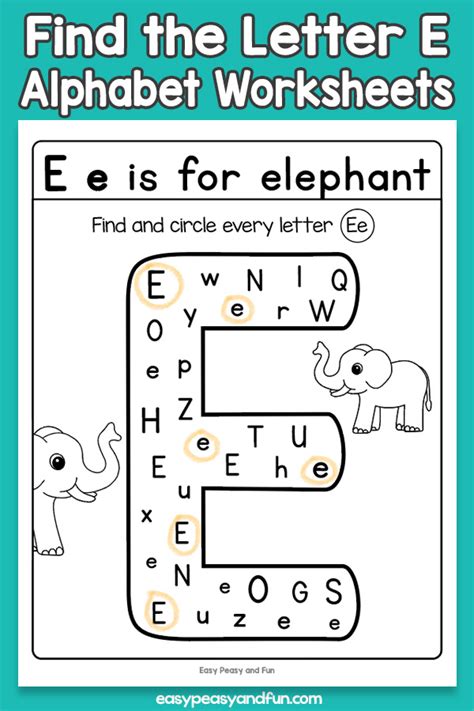 Find The Letter E Is For Elf Christmas Objects With Letter E - Objects With Letter E