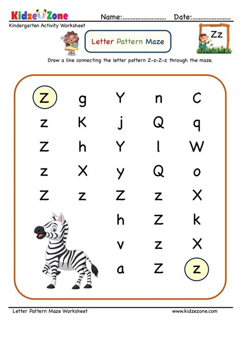 Find The Letter Z Is For Zoo Find The Letter Z - Find The Letter Z