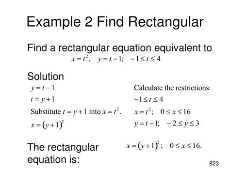 Find The Rectangular Equation And Eliminate The Parameters