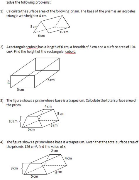 Find The Surface Area Of Solids Worksheets Types Of Solids Worksheet Answers - Types Of Solids Worksheet Answers
