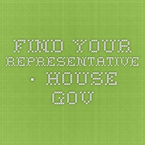 Find Your Representative House Gov Writing Your Congressman - Writing Your Congressman
