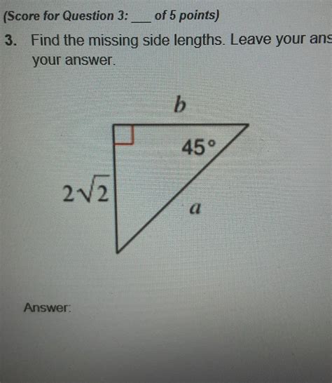 Read Find The Missing Side Lengths Leave Your Answers As 