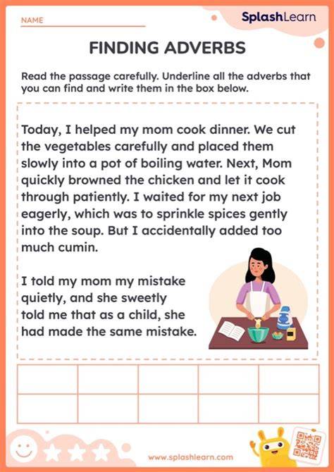 finding adverbs in a paragraph