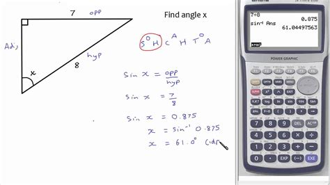 Finding Angles With Trigonometry