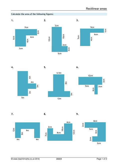 finding area of complex figures kuta software