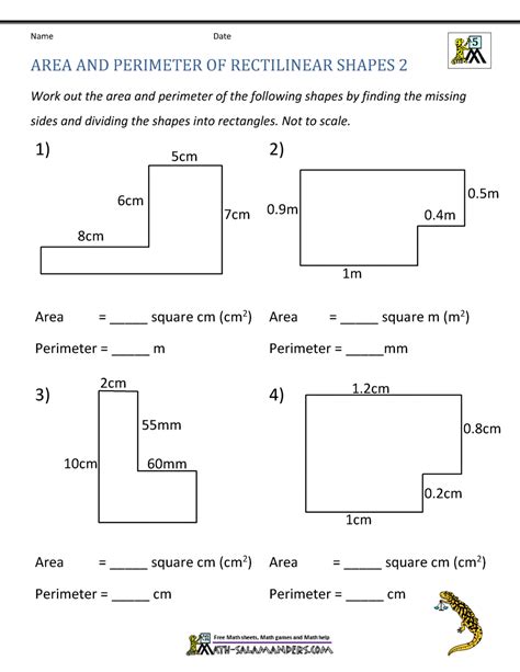 Finding Areas Of Rectilinear Figures Gr 3 Solved Rectilinear Area Worksheet - Rectilinear Area Worksheet