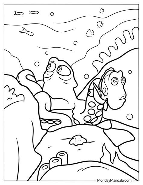 finding dory coloring pages