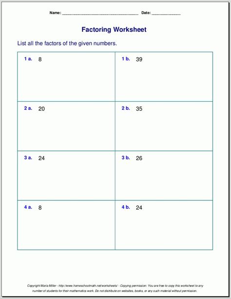 Finding Factors Worksheet 6th Grade   Prime Factorization Worksheet Page Math Salamanders - Finding Factors Worksheet 6th Grade