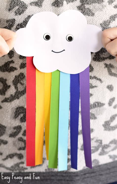Fine Motor Paper Cutting Rainbow Craft In The Paper Cutting And Pasting Crafts - Paper Cutting And Pasting Crafts
