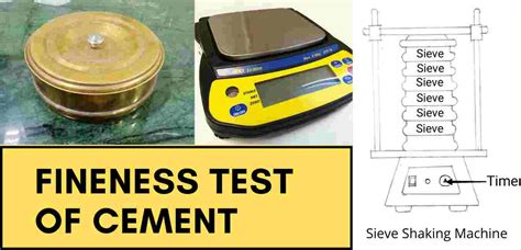 Fineness Test Of Cement