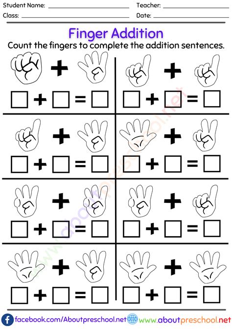Finger Addition Worksheets For Kindergarten Mom 39 Sequation Shadow Investigation Worksheet Kindergarten - Shadow Investigation Worksheet Kindergarten