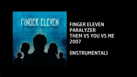 finger eleven paralyzer instrumental