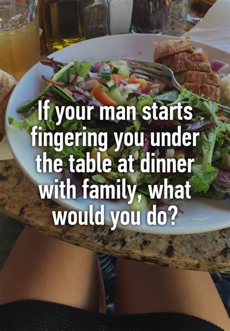 Fingered under the table