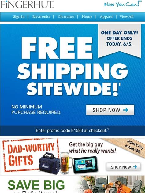 Fingerhut Catalog Code Free Shipping