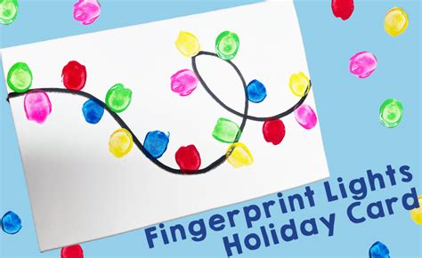 Fingerprint Christmas Lights Craft Grasping For Objectivity Christmas Light Fingerprint Craft - Christmas Light Fingerprint Craft