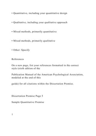 Finished Quantitative Psychological Dissertation Example