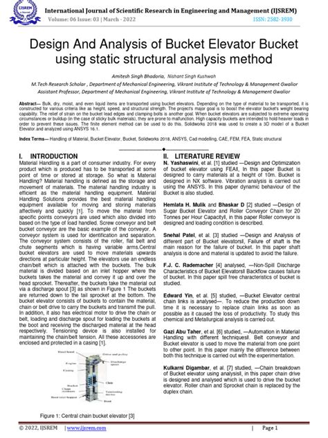 Finite Element Analysis Elevator