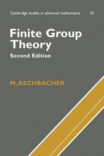 finite group theory cambridge studies in advanced