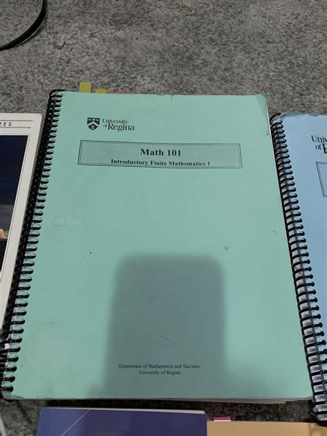 Finite Mathematics 1 Math 101 University Studies Program