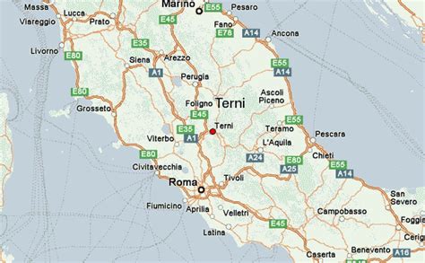 Fioriti Dottoressa Terni Italy Map