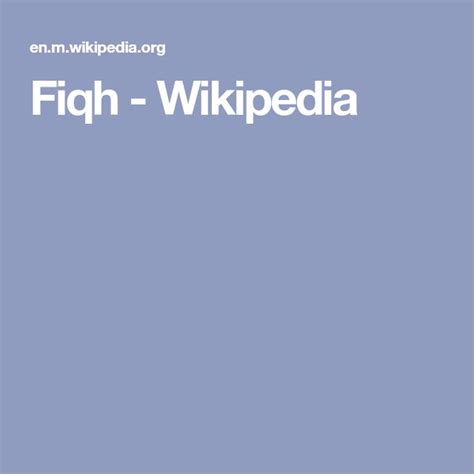Read Online Fiqh Wikipedia 