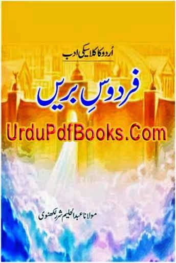 firdous e barren novel in urdu