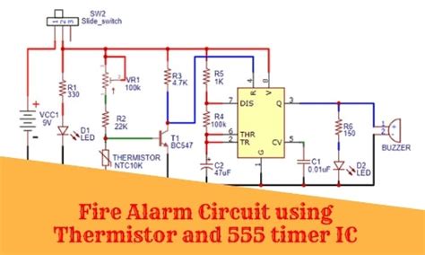 Fire Alarm Using Ic 555 Project Report